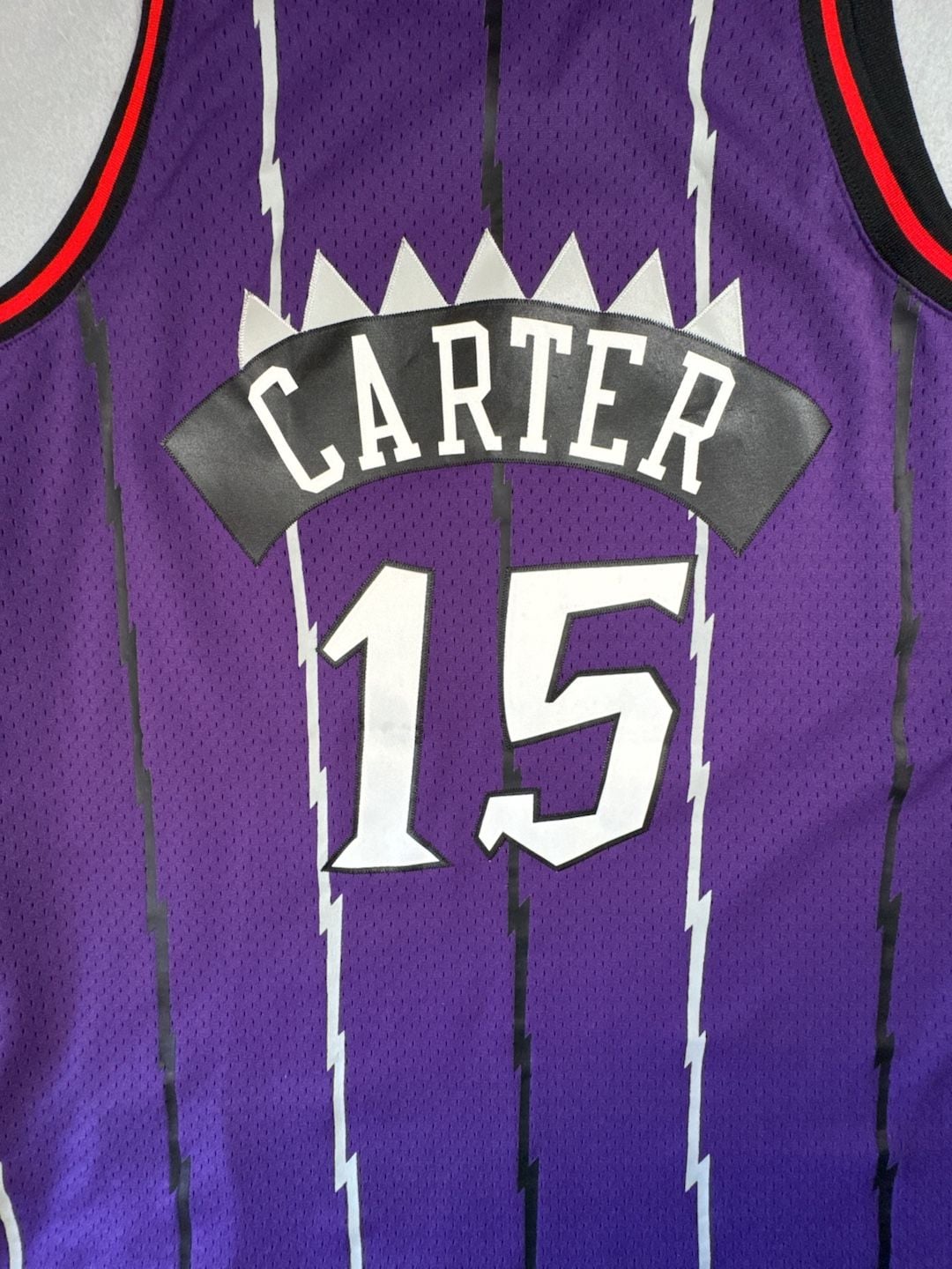 Vince Carter Toronto Raptors 1998-99 Purple Authentic Jersey, 10