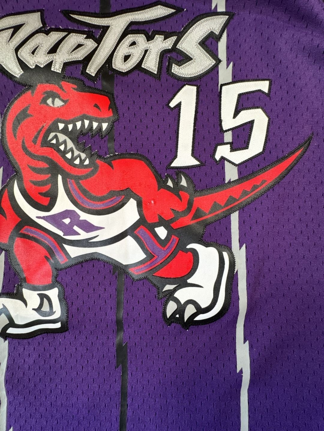 Vince Carter Toronto Raptors 1998-99 Purple Authentic Jersey, 5