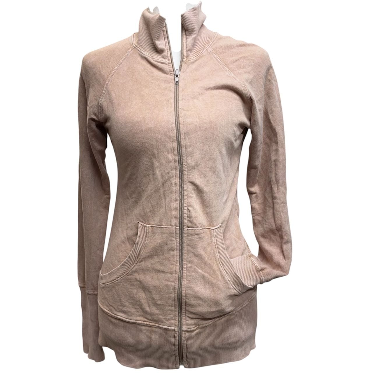 Y2K Forever 21 Full Zip Tan Cotton jacket 4