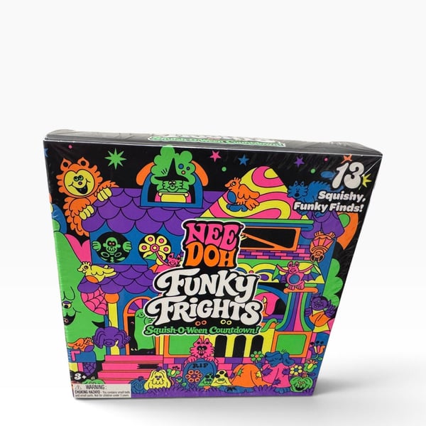 NeeDoh Funky Frights Squish-O-Ween Countdown 13 Squishy Finds New