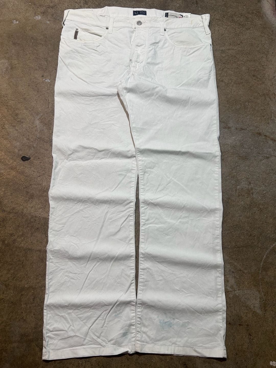 Armani Jeans Comfort Fit Pants White 4