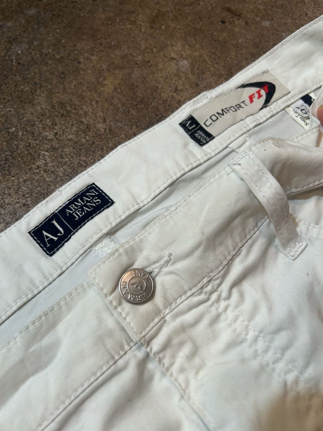 Armani Jeans Comfort Fit Pants White 5