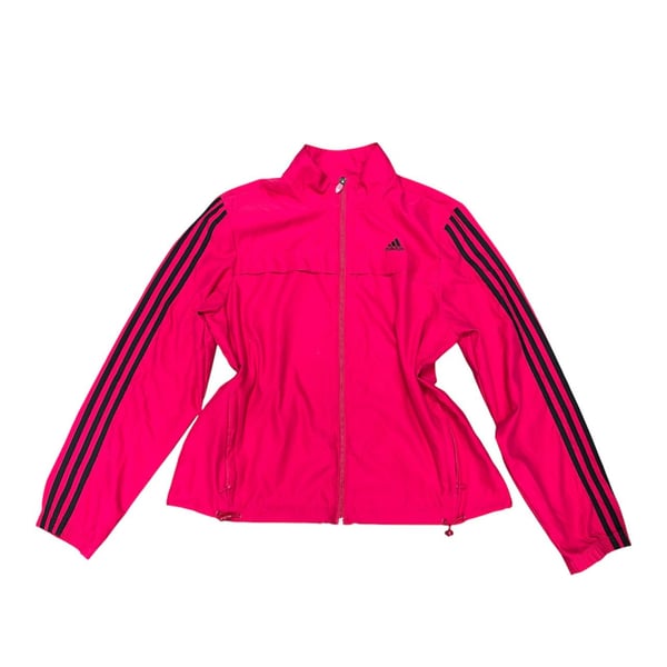 2005 deadstock Adidas Peached Jacket Size L Pink Black Track Top