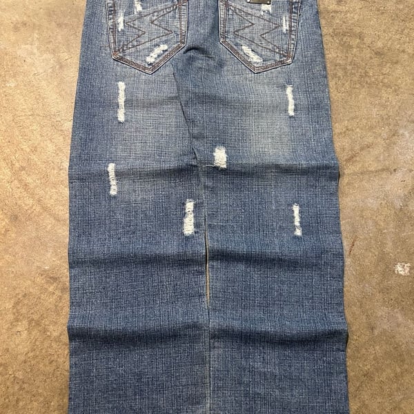 Vintage Dolce & Gabbana Distressed “Military” Denim Jeans