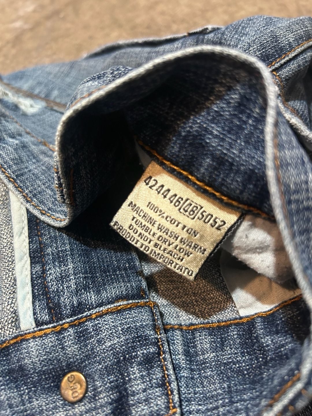 Vintage Dolce & Gabbana Distressed “Military” Denim Jeans 8