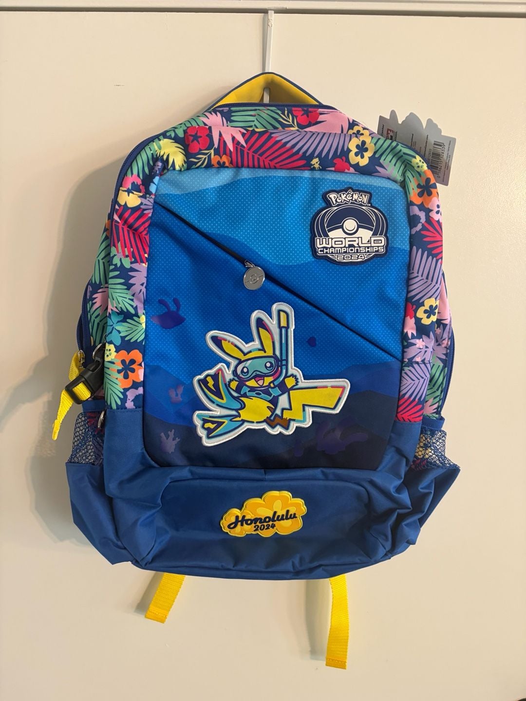 Pokemon Center Honolulu 2024 World Championships Pikachu Backpack 1