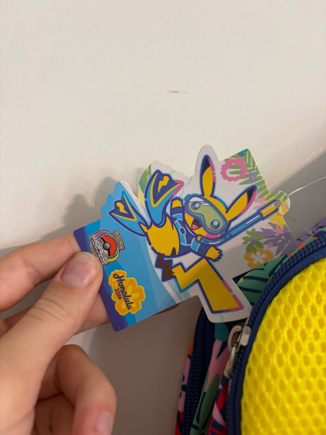 Pokemon Center Honolulu 2024 World Championships Pikachu Backpack 6