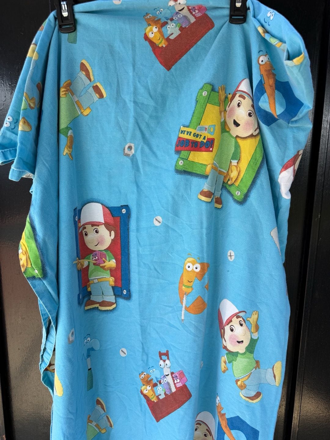 Disney Handy Manny Blue Character Sheet Twin Flat 1