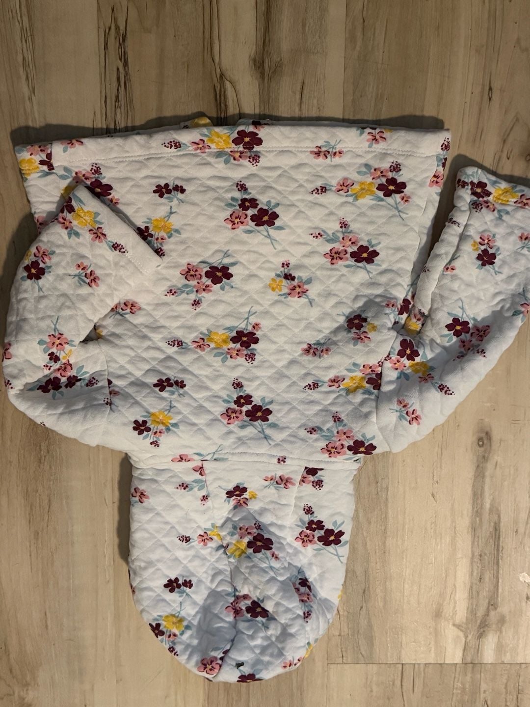 Carter's Quilted Floral Hooded Jacket Size 12M 5