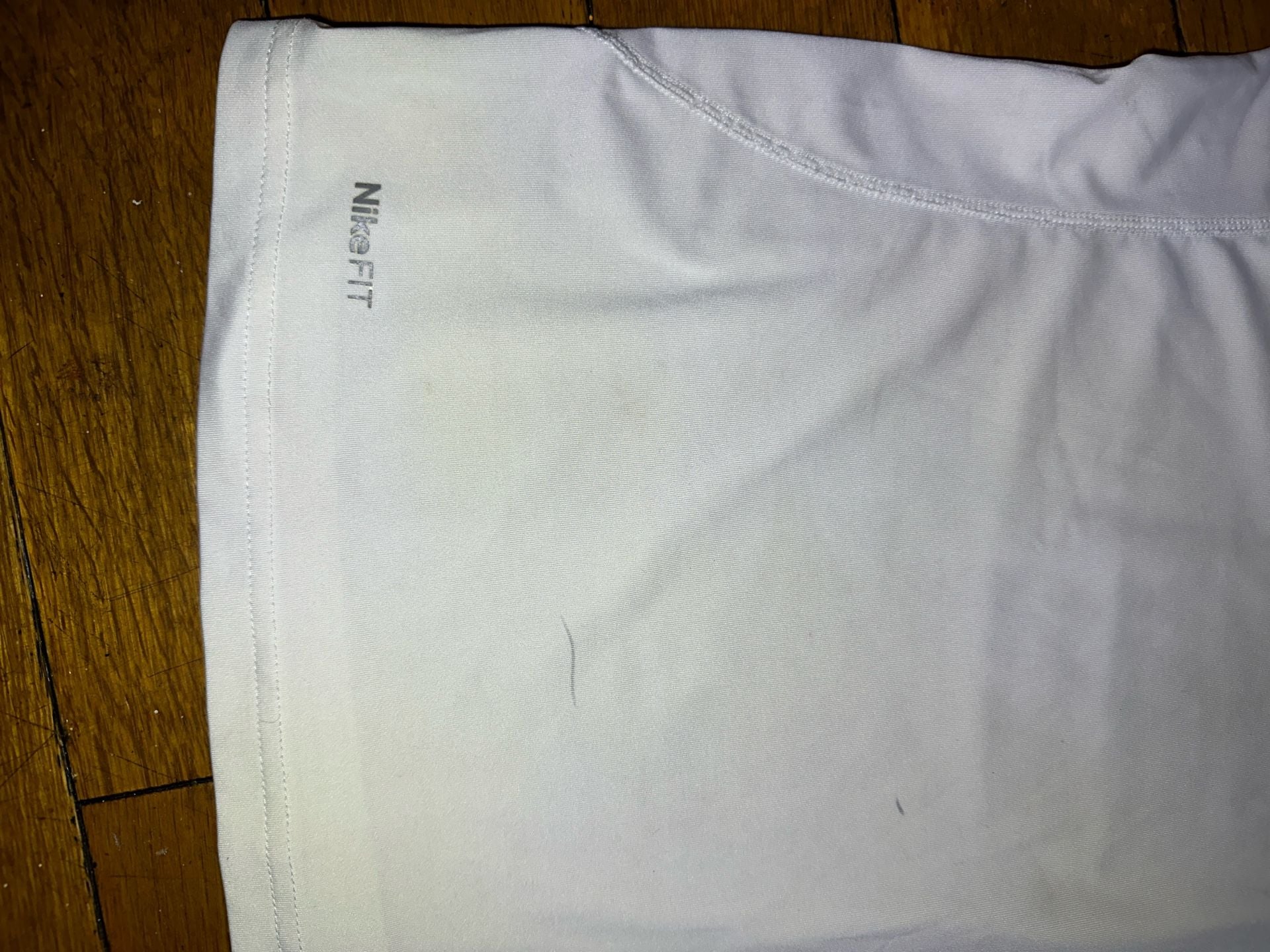 Nike Tank Top Size S White Dri-FIT Athletic V-Neck 7