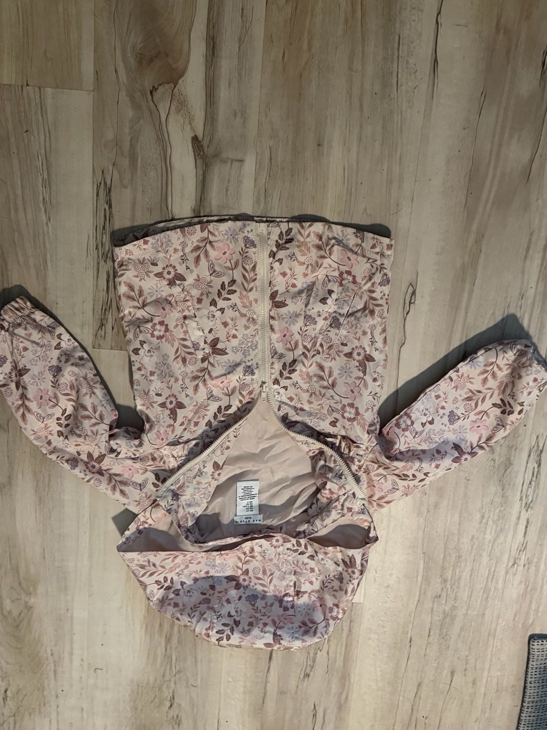 Max Studio Kids Hooded Jacket Size 2T Pink Floral 2