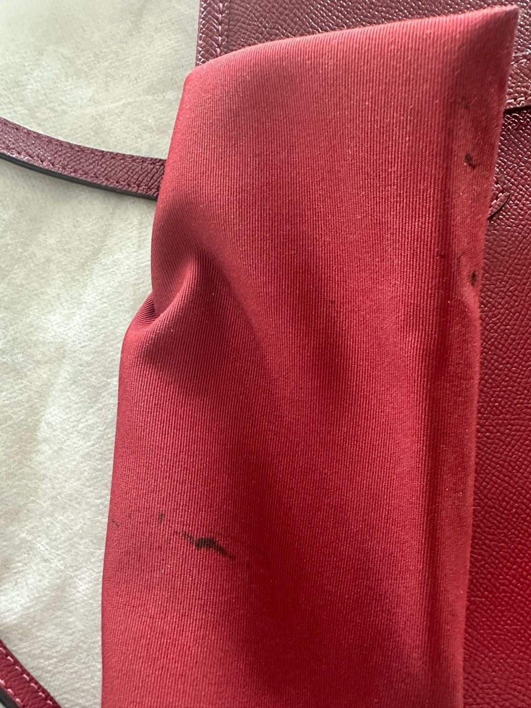 Coach City Tote Red Leather Crossgrain Leather Zip Tote 14