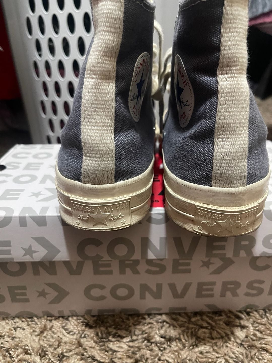 Comme des Garcons PLAY x Converse Chuck 70 High Steel Gray 7
