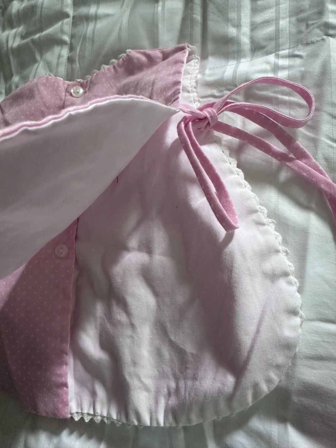3 Piece Polka Dot Dress with a Small Bow and Matching Headband- for 14 – , 4