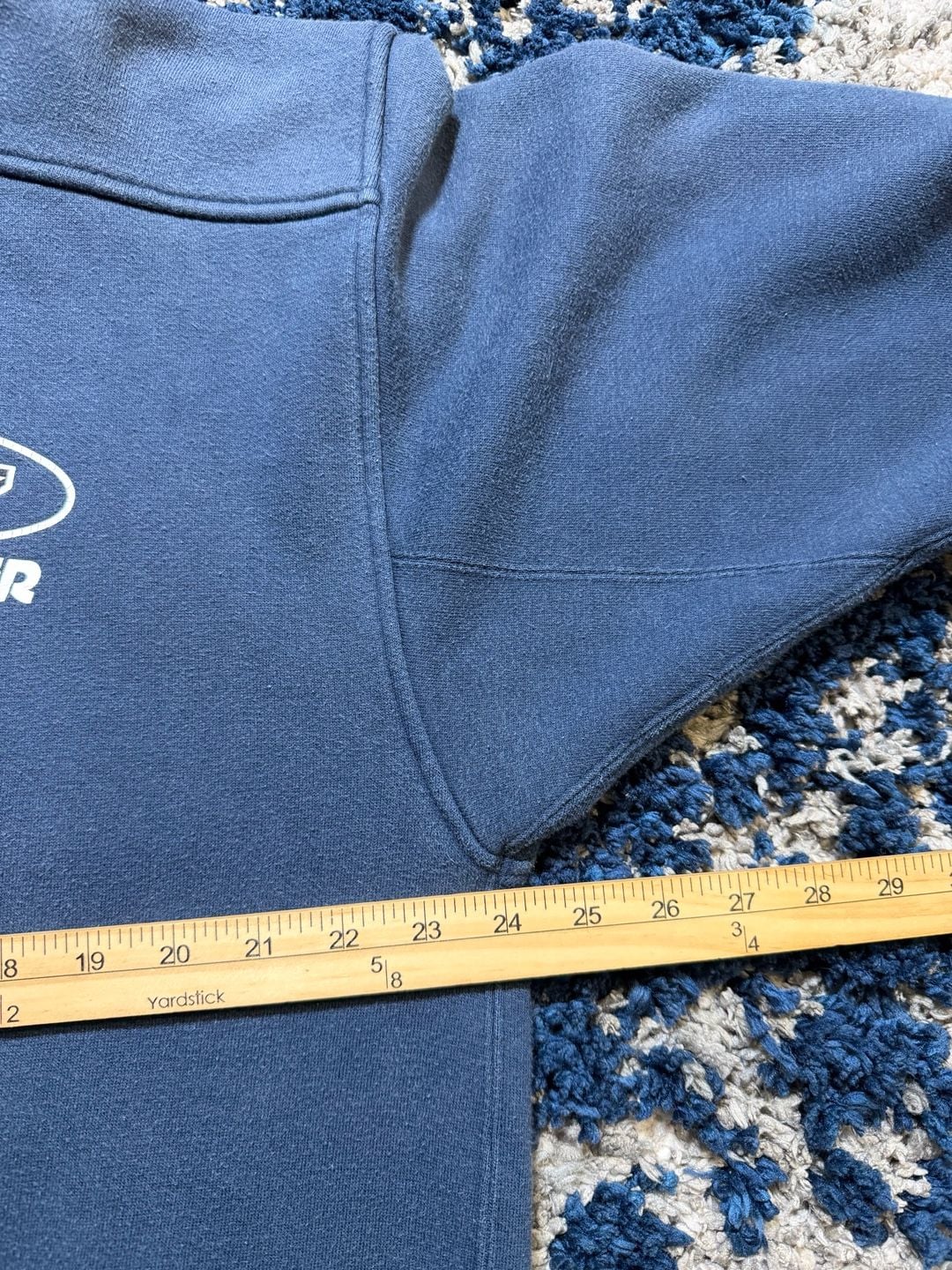Starter Sweatshirt Size Large Blue Crewneck Pullover 4