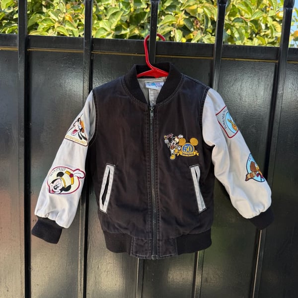 Disneyland Resort 2005 Kids Varsity Jacket XXS 50th Anniversary