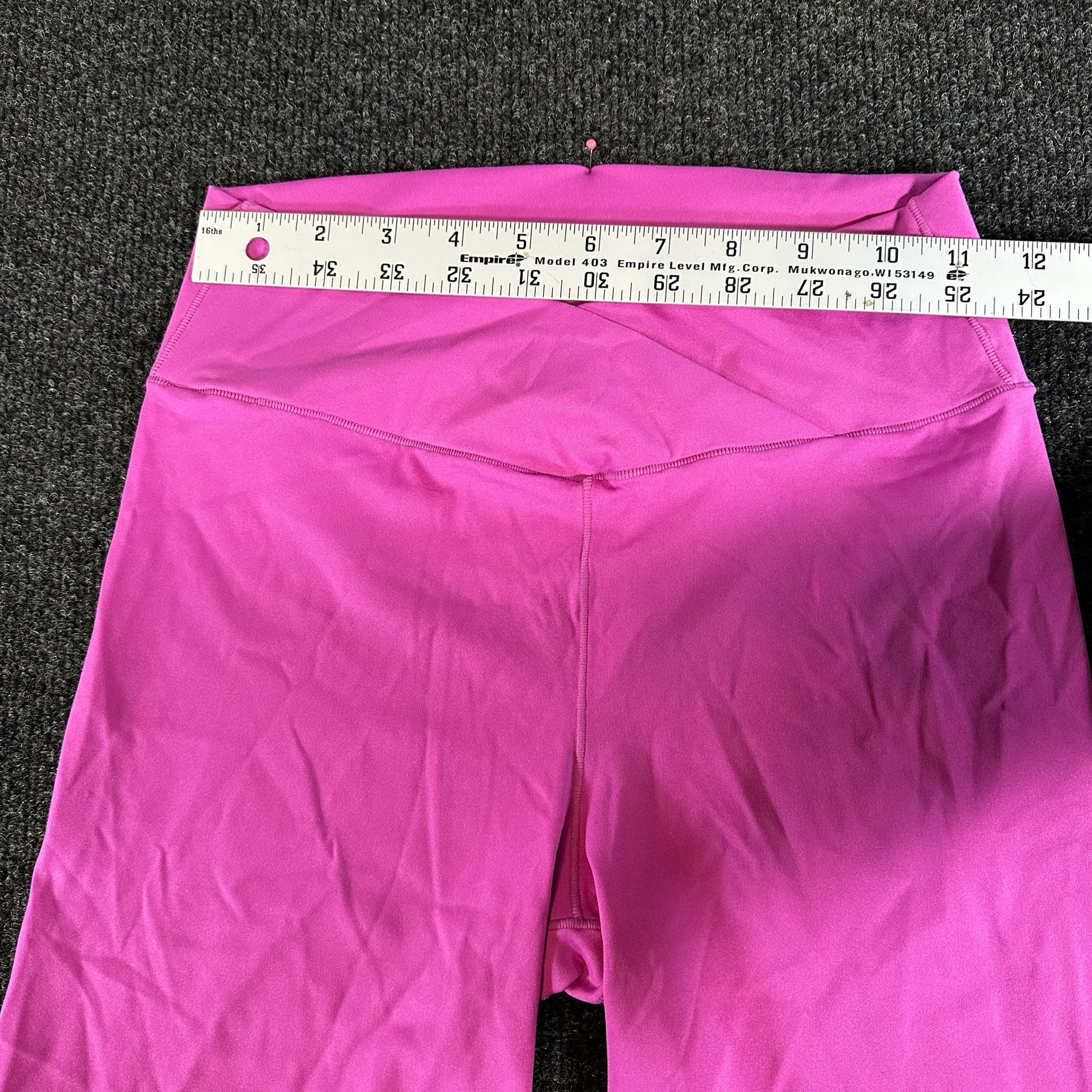 Happily Grey Crossover Bike Shorts Size S Pink High Waisted Activewear 3
