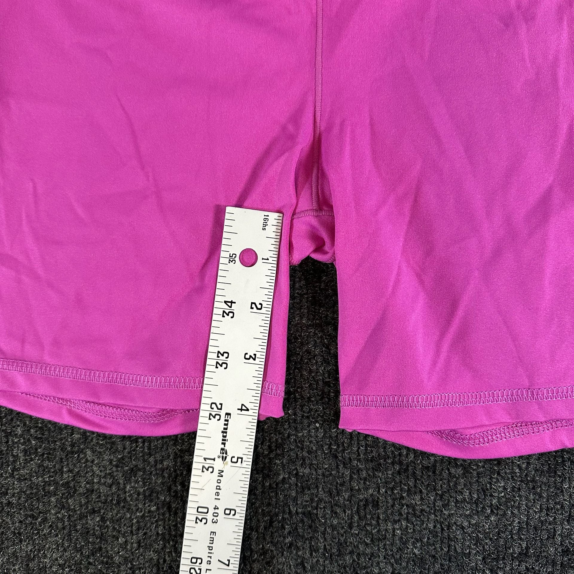 Happily Grey Crossover Bike Shorts Size S Pink High Waisted Activewear 5