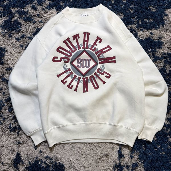Gear For Sports Southern Illinois Sweatshirt Size M Vintage White