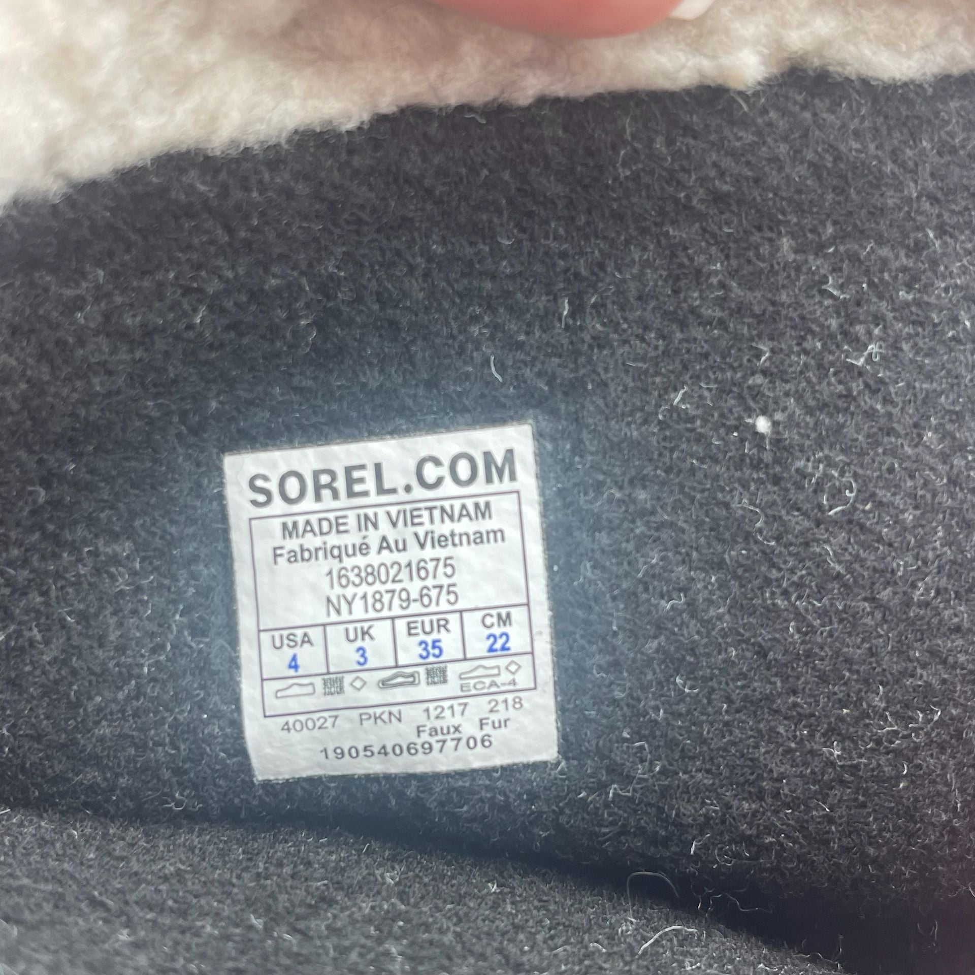 Sorel Yoot Pac Nylon WP Kids Snow Boots Size 4 Red Waterproof 4