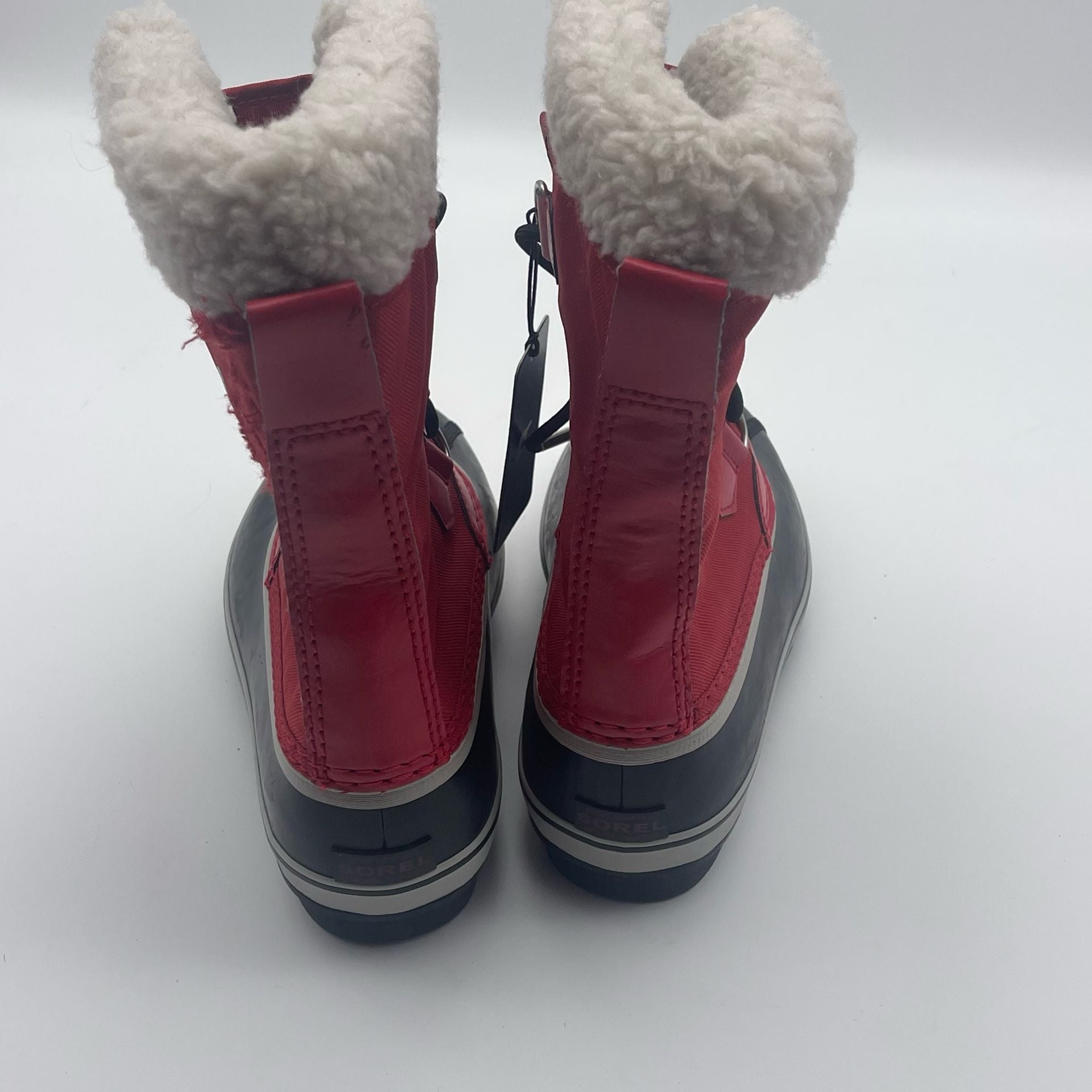 Sorel Yoot Pac Nylon WP Kids Snow Boots Size 4 Red Waterproof 8