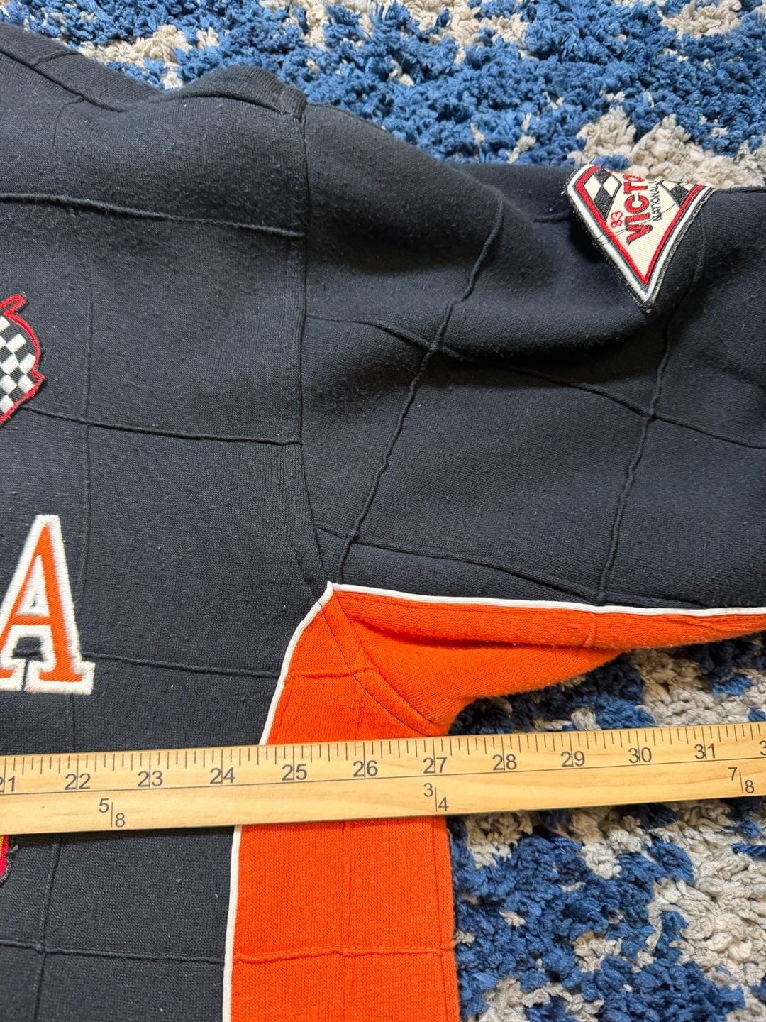 Budabean Atlanta Racing Jacket Size XL Black Orange 5