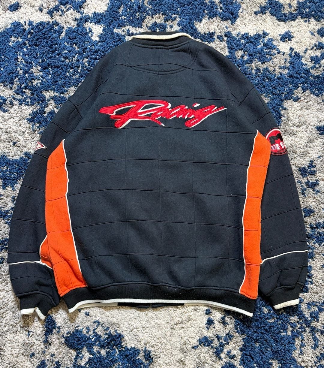 Budabean Atlanta Racing Jacket Size XL Black Orange 3