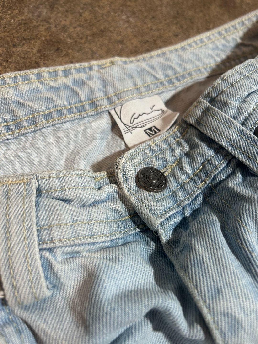 Vintage Karl Kani Embroidered Carpenter Jeans 5