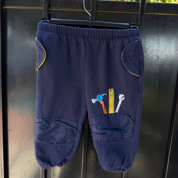 Rolie Polie Olie Vintage Toddler Fleece Jogger Sweatpants Navy