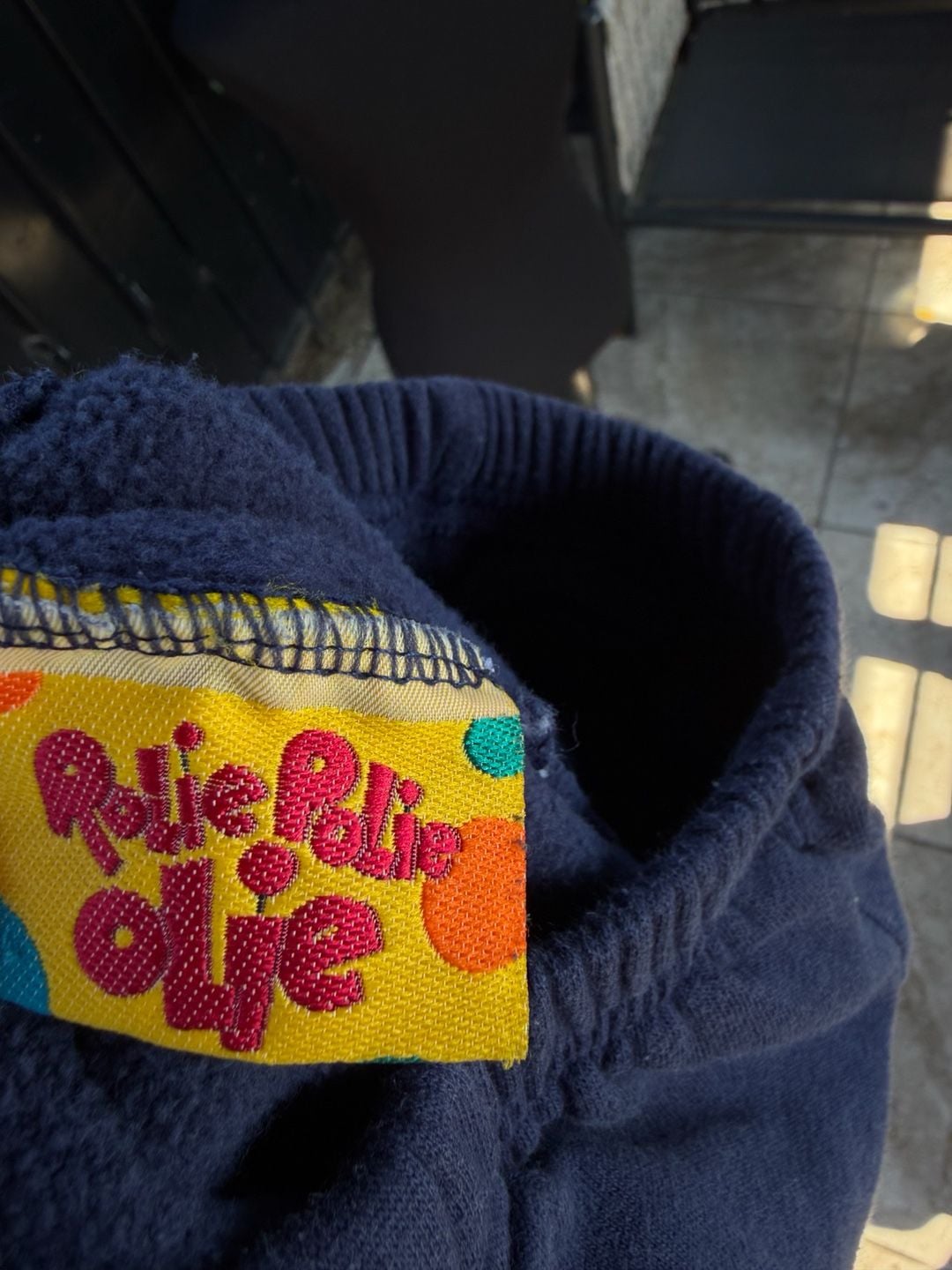 Rolie Polie Olie Vintage Toddler Fleece Jogger Sweatpants Navy 5