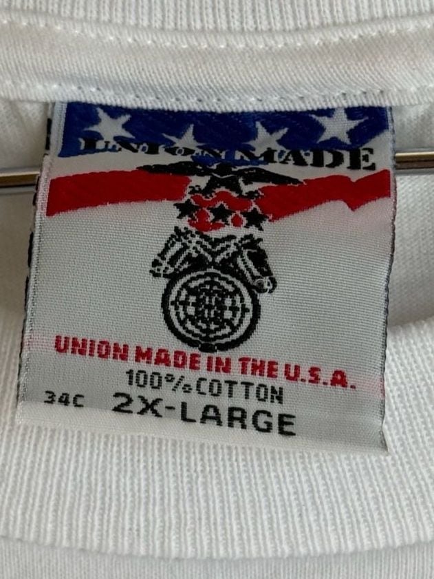 Union Made CWA Event Staff T-Shirt 2X-Large White Cotton USA 3