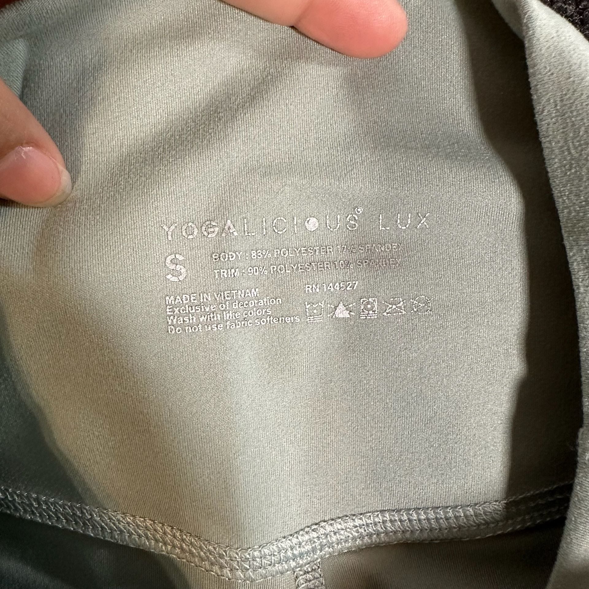 Yogalicious Lux Crossover Flare Yoga Pants Size S 8
