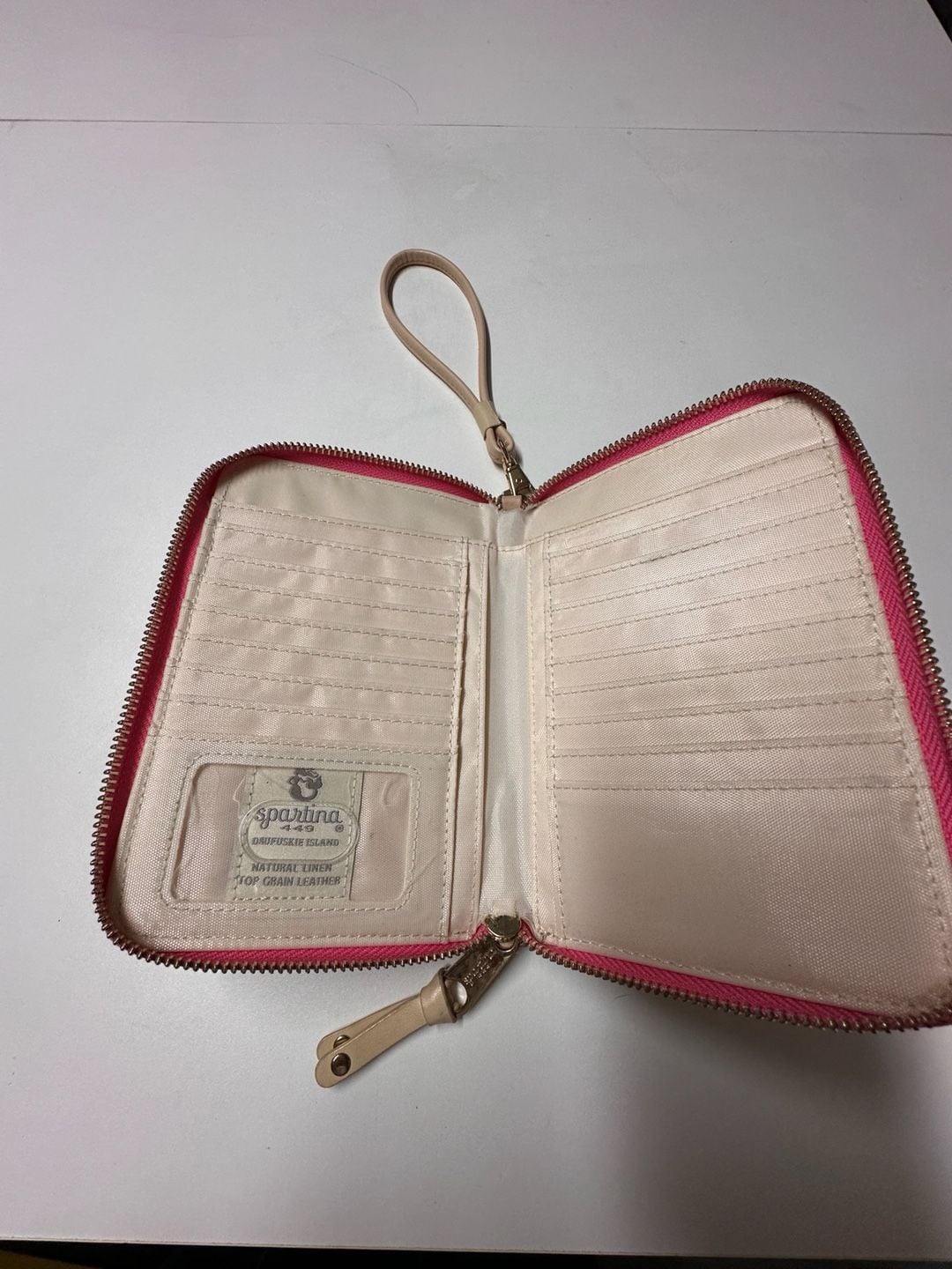 Spartina 449 Hamilton Rug Print Zip Around Wallet Wristlet 4