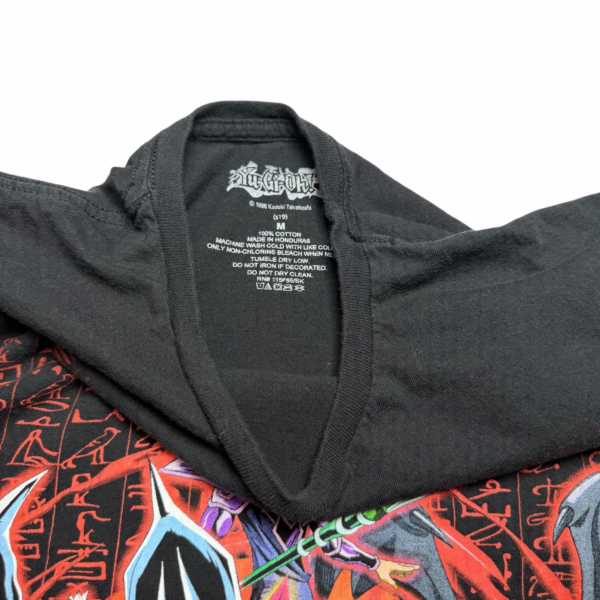 Yu-Gi-Oh! Graphic T-Shirt Size M Black Anime Characters Cotton 4