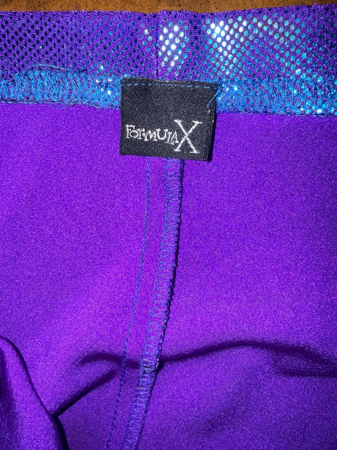 Formula X Mermaid Costume Tube Dress Purple Blue 5
