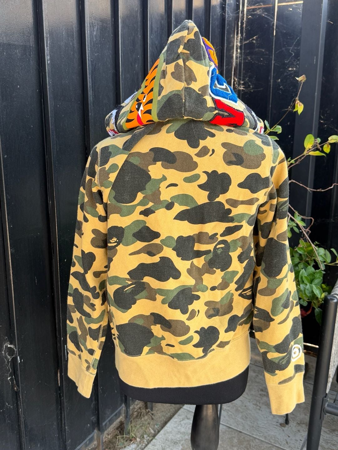 Bape 1st Camo Shark Full Zip Hoodie Yellow Camouflage 3