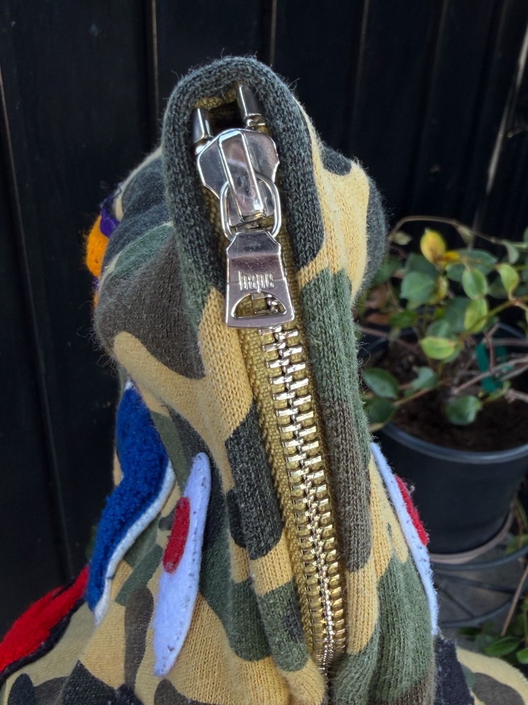 Bape 1st Camo Shark Full Zip Hoodie Yellow Camouflage 7