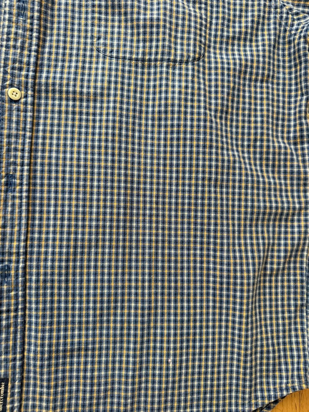 Vintage Y2K Abercrombie & Fitch Plaid Button Down Shirt Mens L 7