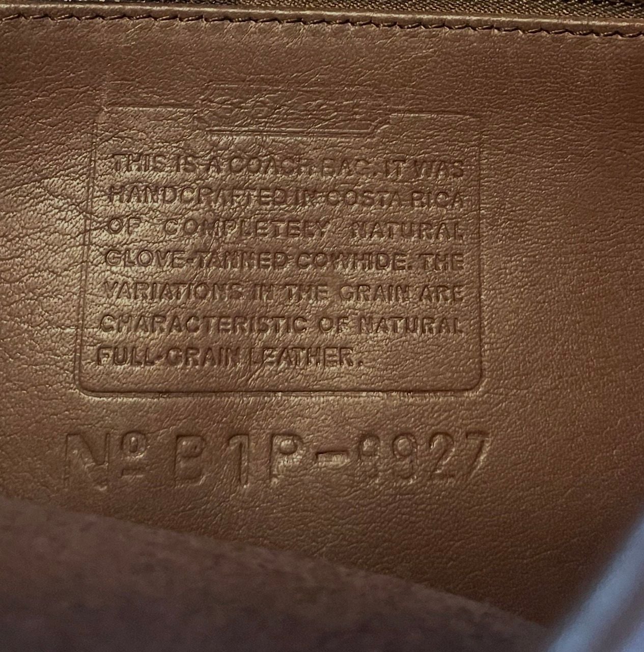 Vintage Coach 9927 Willis Bag Chocolate Brown 16