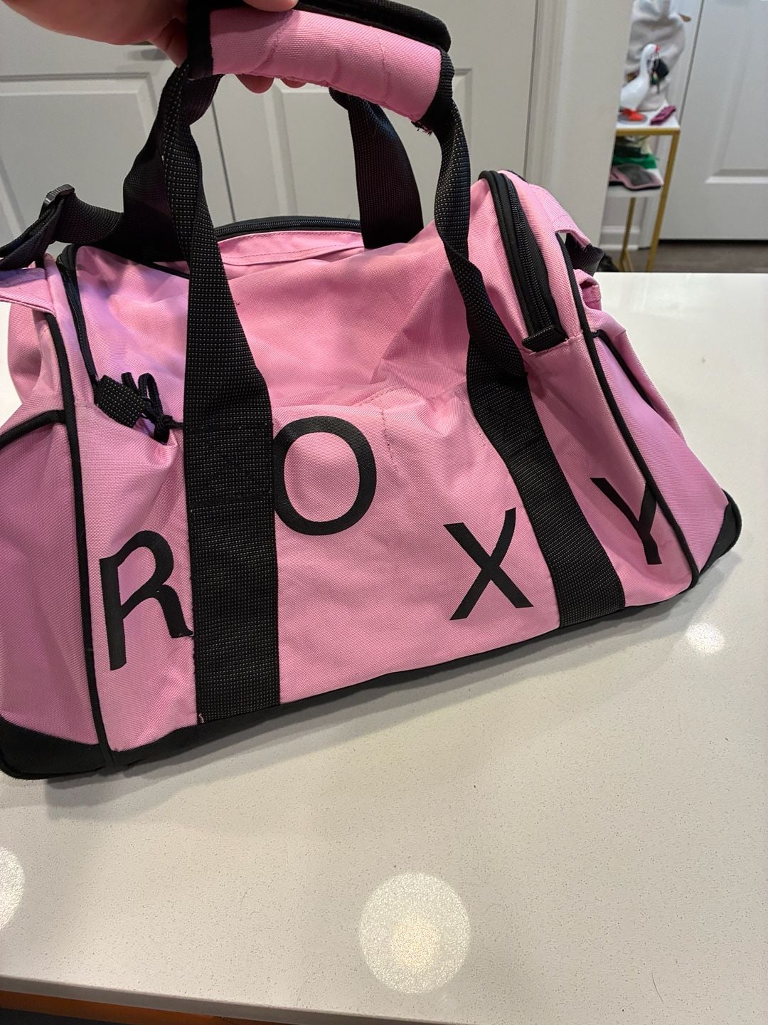 Rare Vintage Y2K Roxy Pink Duffle Bag 18 In 3