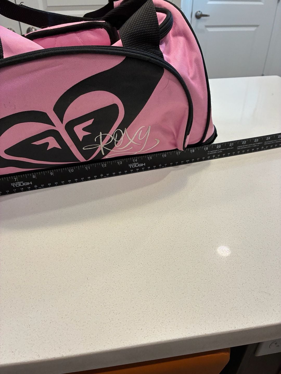 Rare Vintage Y2K Roxy Pink Duffle Bag 18 In 6