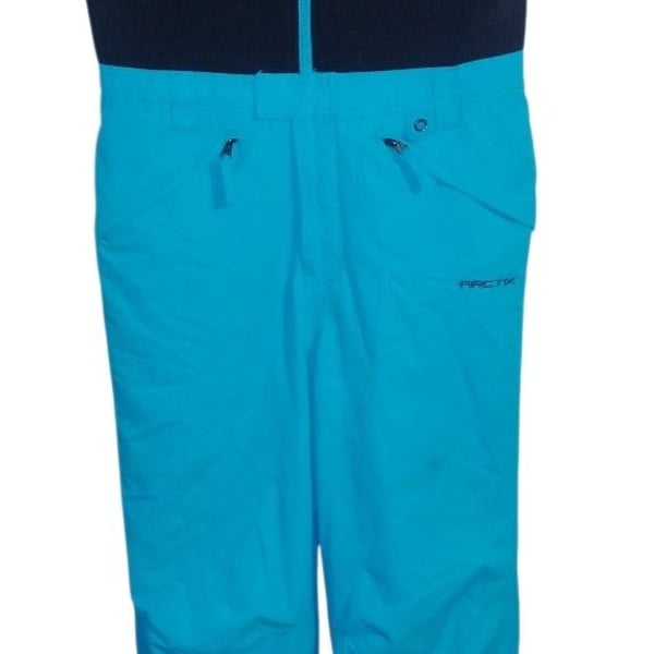 NWOT Arctix Kids Fleece Top Snow Pants Bib Overalls Nautical Blue Small 8