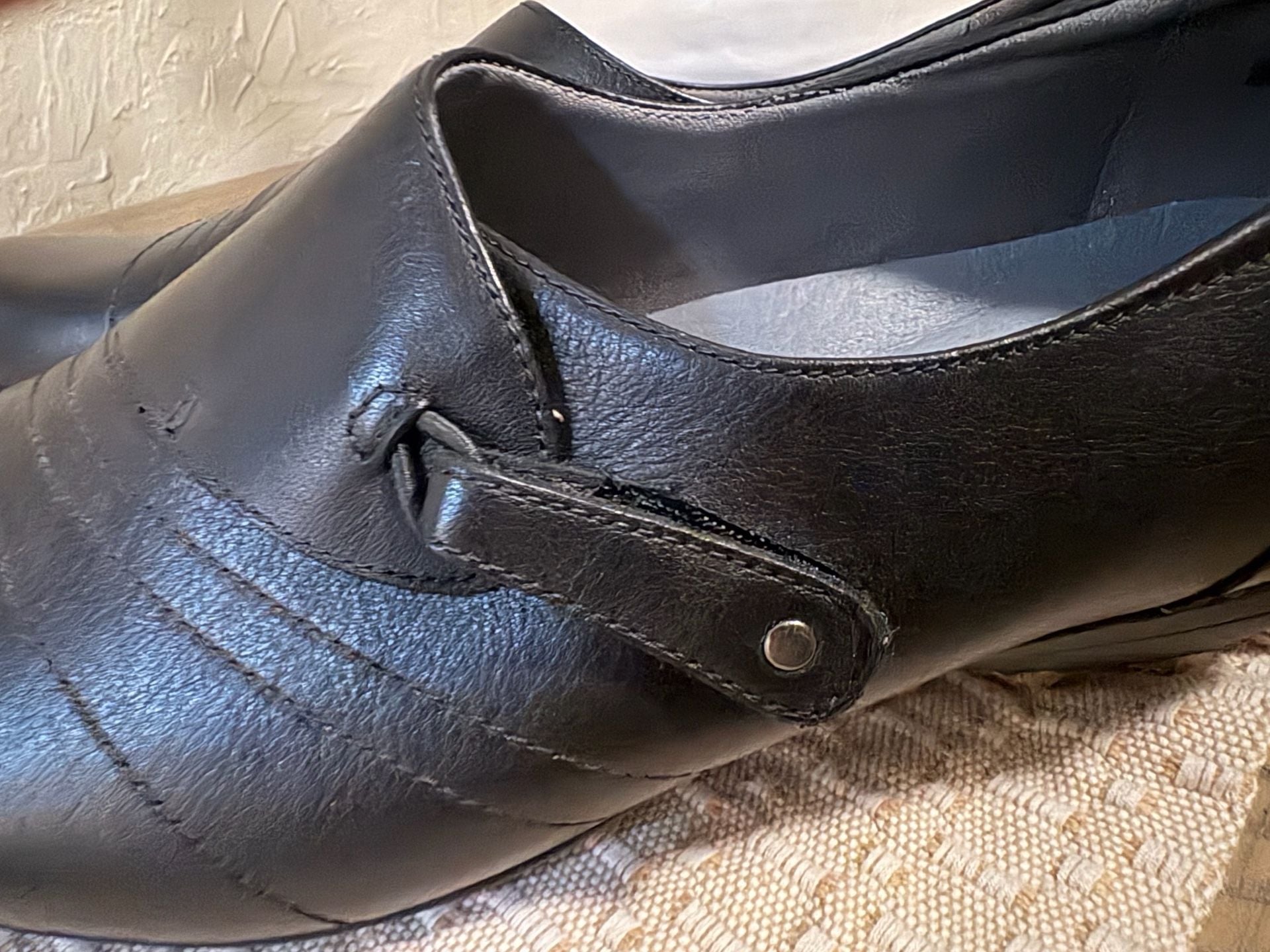 Dansko Franny Black Leather Loafer Flats Shoes size 10.5 US 10