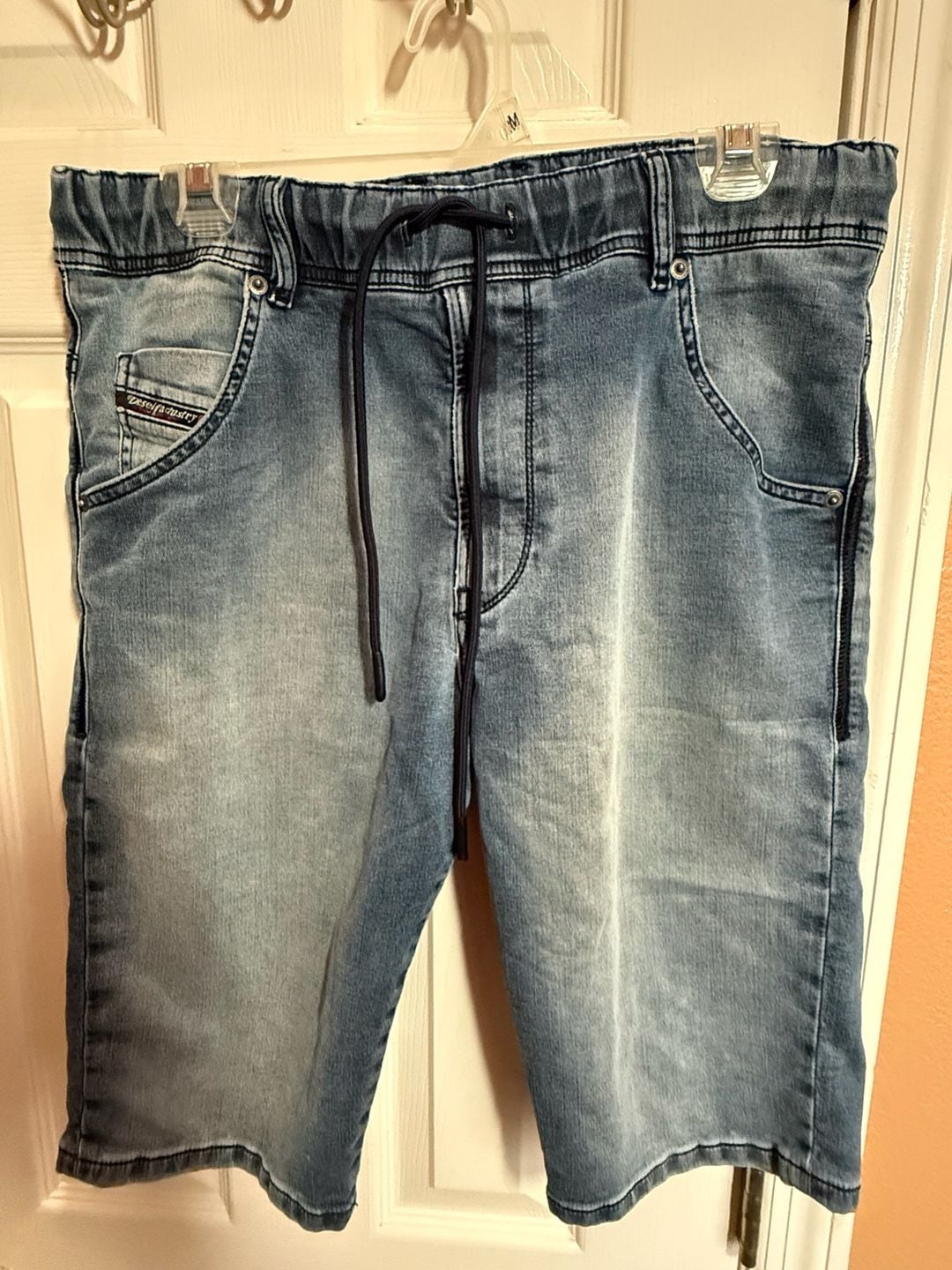 Diesel JoggJeans Denim Shorts Blue 2