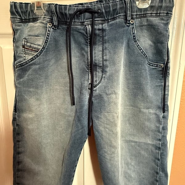 Diesel JoggJeans Denim Shorts Blue