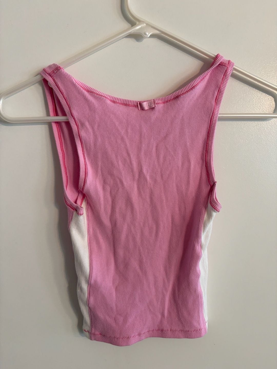 Skims Cotton Rib Tank And Legging Set Size S Pink 9