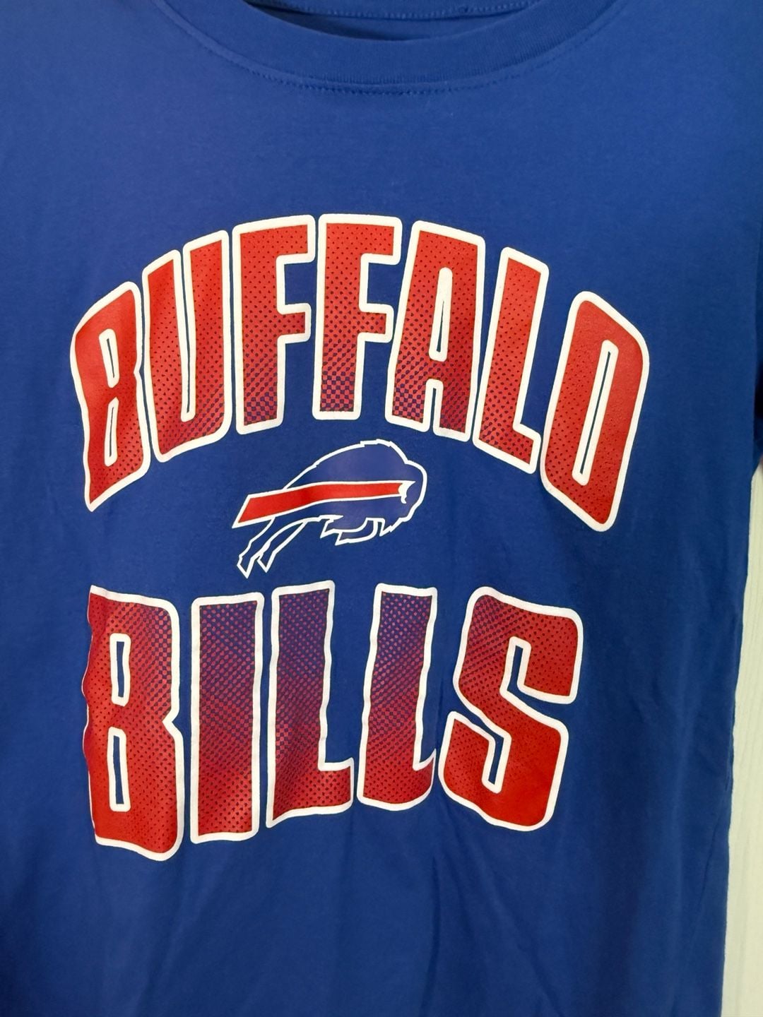 NFL Buffalo Bills T-Shirt Size 10/12 Blue Football 3