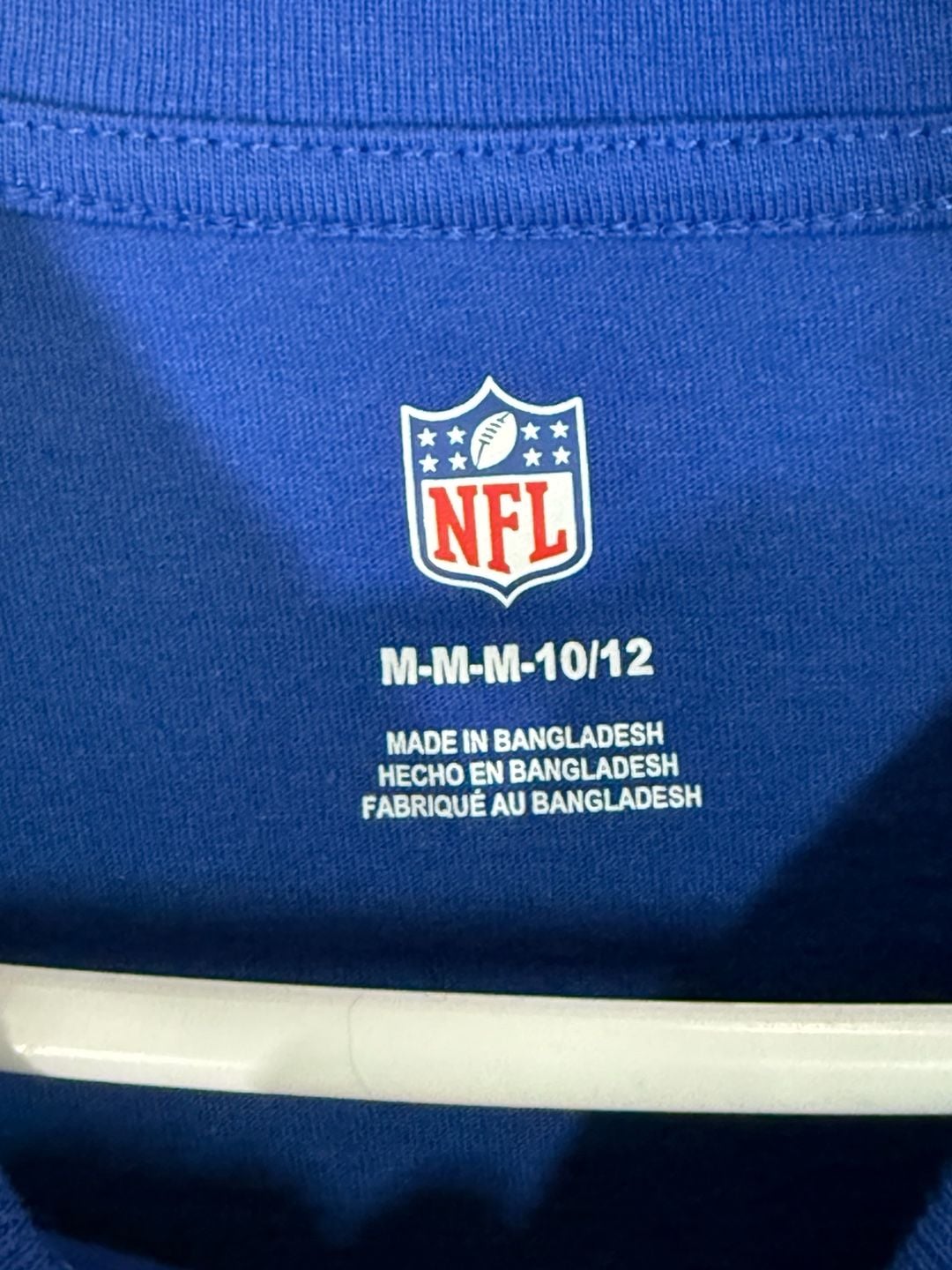 NFL Buffalo Bills T-Shirt Size 10/12 Blue Football 4