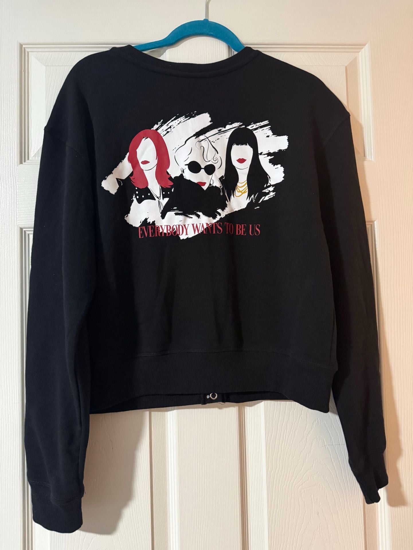 The Devil Wears Prada Cardigan Size XL Black Everybody Wants To Be Us 5