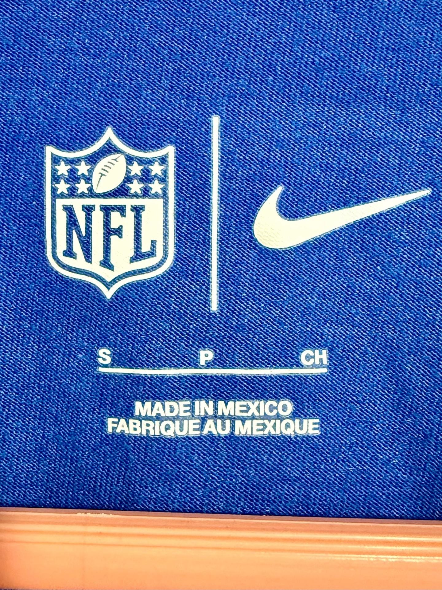 Nike Buffalo Bills 3/4 Sleeve Raglan Fashion Top Royal Blue 4